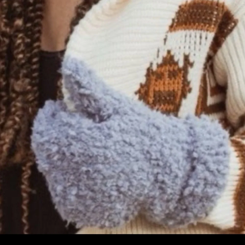 MUK LUKS POPCORN YARN MITTENS